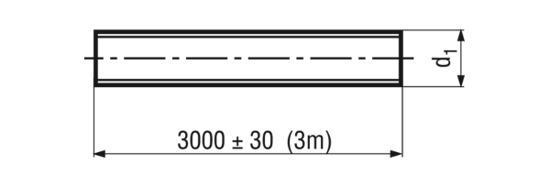 Bild von Gewindestangen Länge 3 Meter