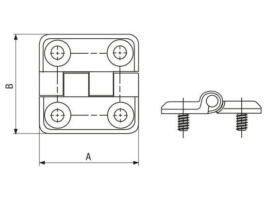Bild von Scharniere southco® EH