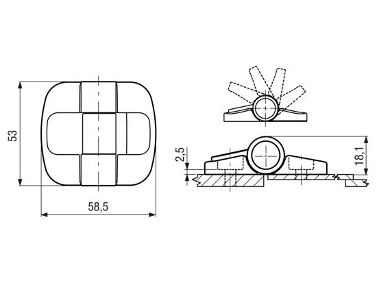 Bild von Scharniere southco® C6